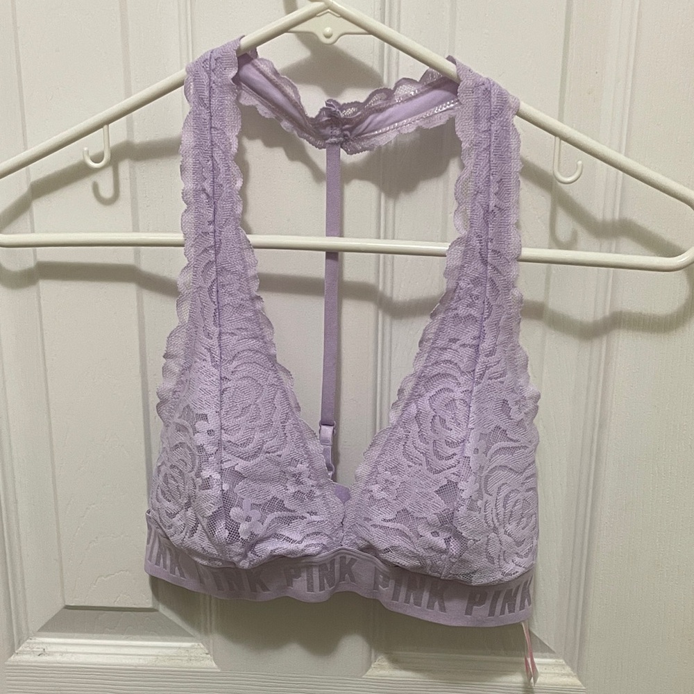 PINK Victoria's Secret Lavender Lace Bralette